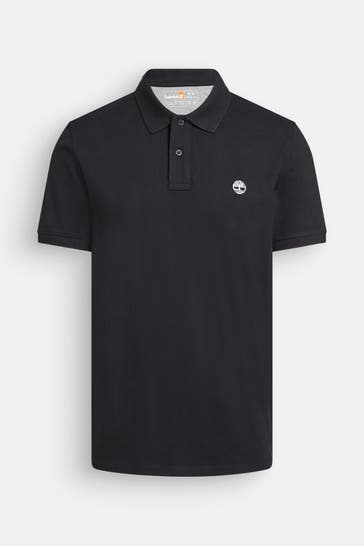 TIMBERLAND Polo-Shirt 'Millers River' schwarz
