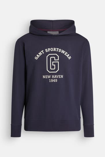 GANT Hoodie schwarzblau