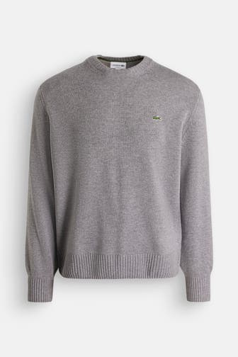 LACOSTE Wollpullover grau