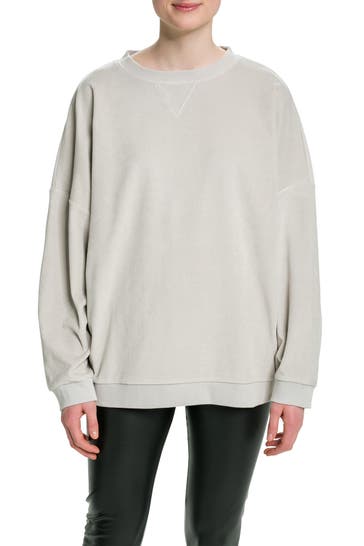 KARO KAUER Sweatshirt 'Nora' hellgrau