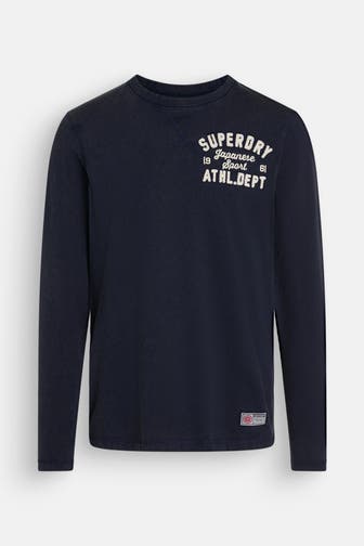 SUPERDRY Longsleeve dunkelblau