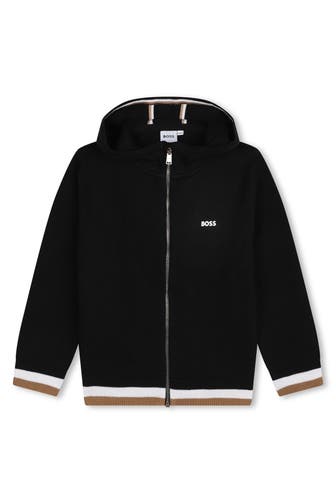BOSS Strickjacke schwarz