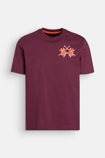 LA MARTINA T-Shirt burgunder