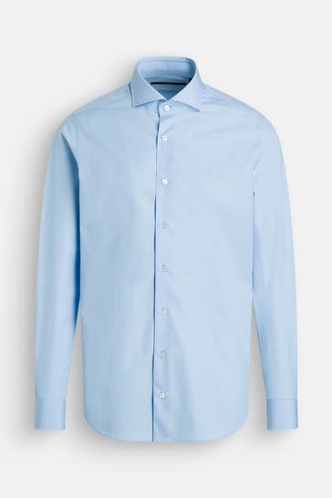 WINDSOR. Business-Hemd 'Trivo' taubenblau