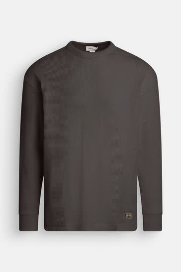 CALVIN KLEIN Strickpullover graugrün