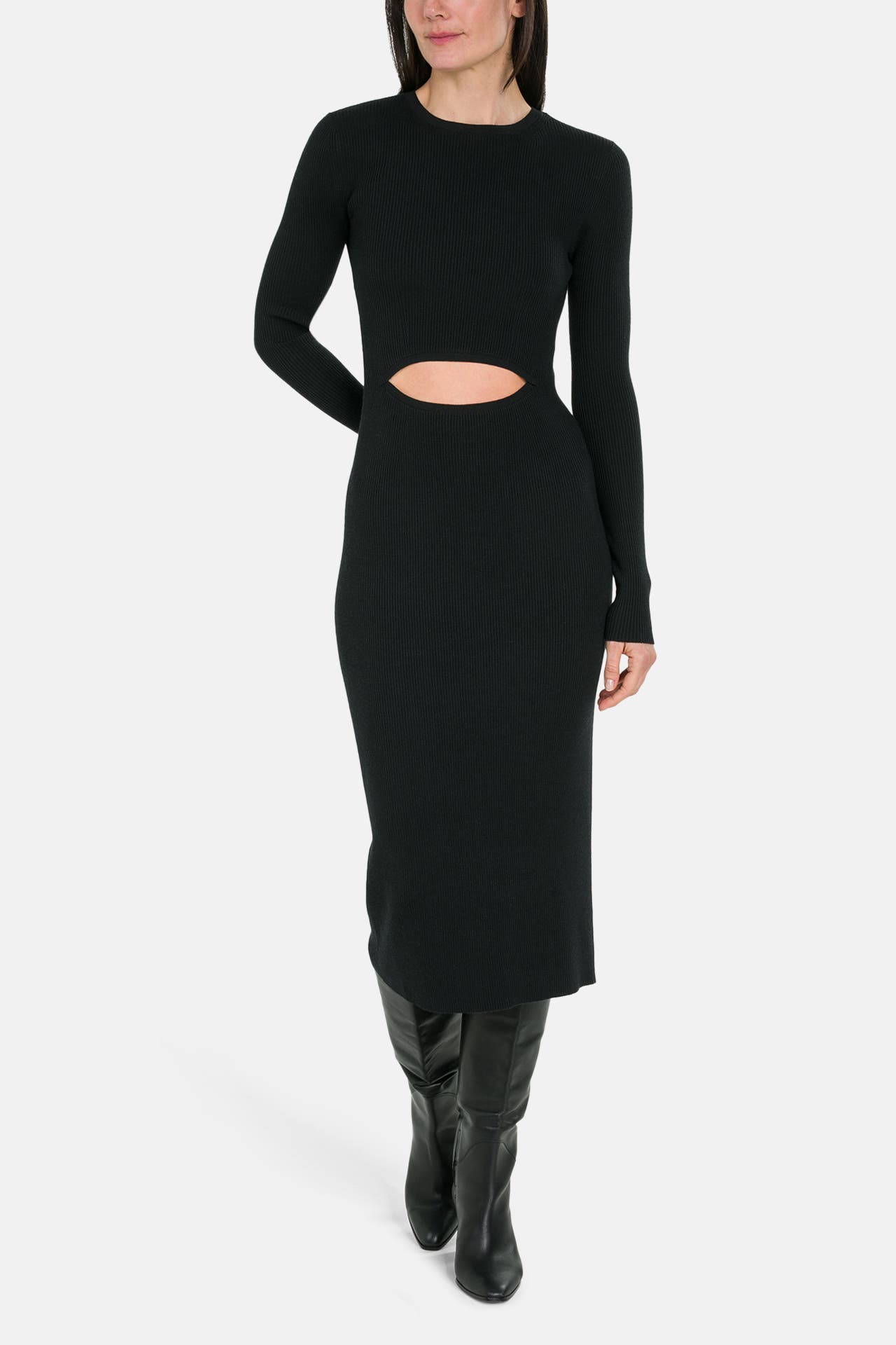 DIESEL Wollmix-Kleid schwarz, Bild 1