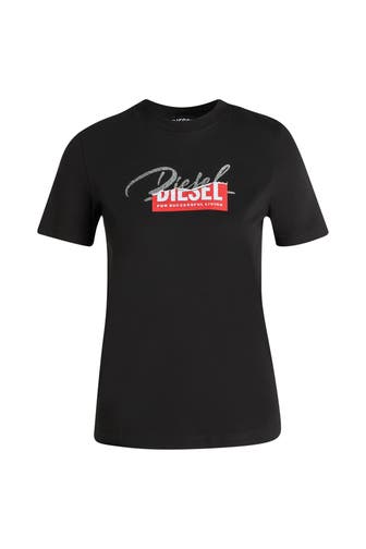 DIESEL T-Shirt schwarz
