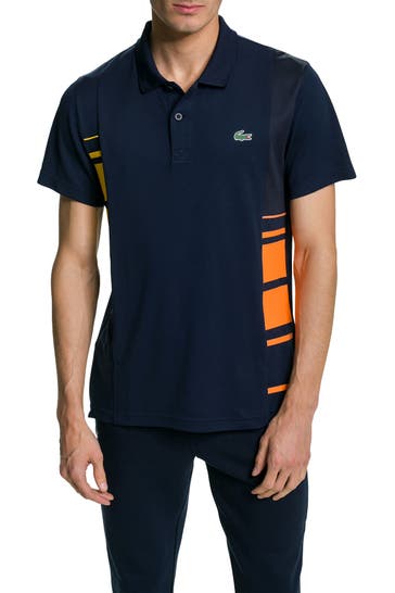 LACOSTE Funktions-Polo dunkelblau