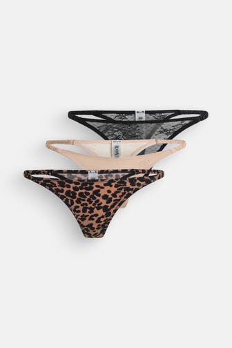 LOVE STORIES 3er-Pack Slips 'Roomservice' mehrfarbig