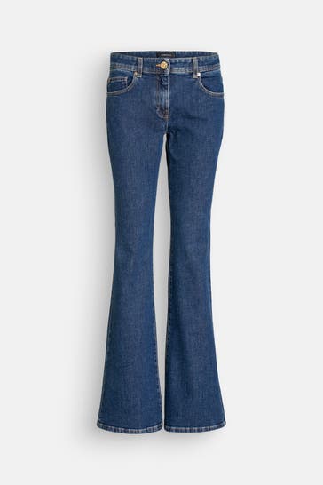 VERSACE Jeans dunkelblau flared