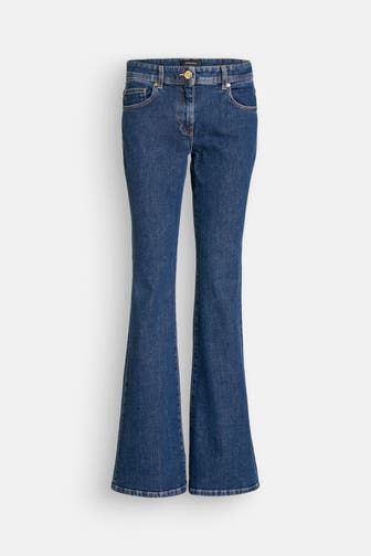 VERSACE Jeans dunkelblau flared