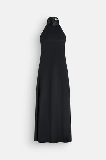 SAMSØE & SAMSØE Midikleid 'Sanettle' schwarz