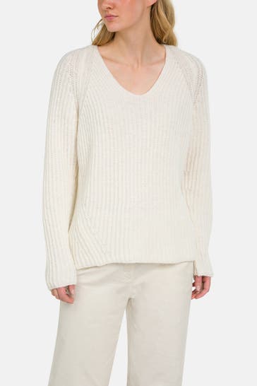 DRYKORN Wollmix-Pullover 'Lynette' creme