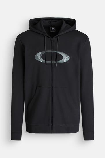 OAKLEY Sweatjacke schwarz