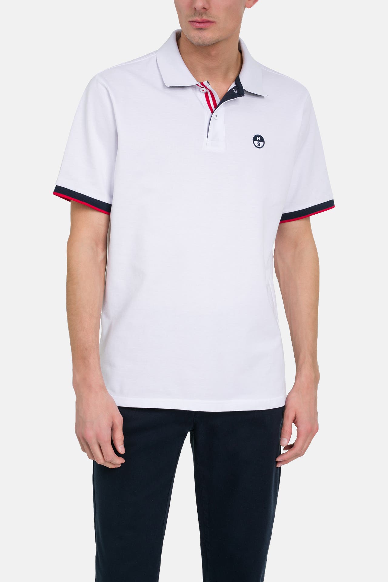 NORTH SAILS Polo-Shirt weiß, Bild 1