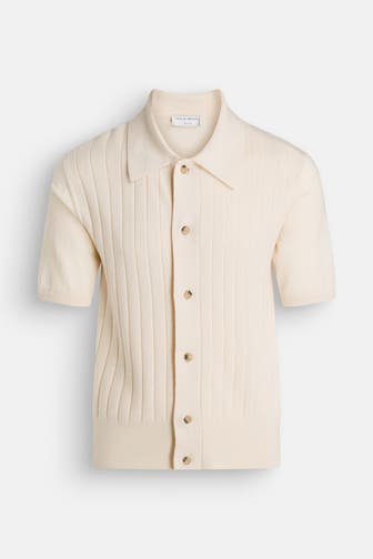 TIGER OF SWEDEN Strickshirt ecru
