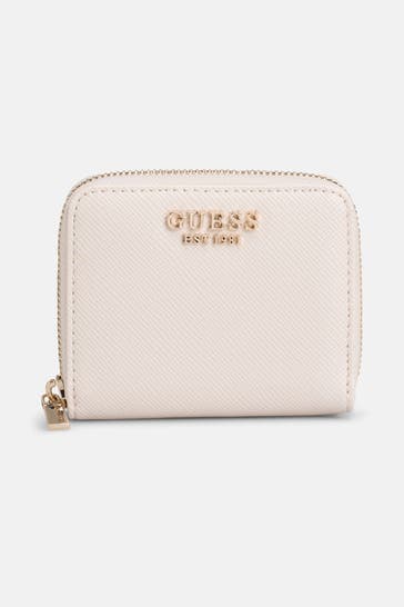 GUESS Geldbörse 'Laurel' creme