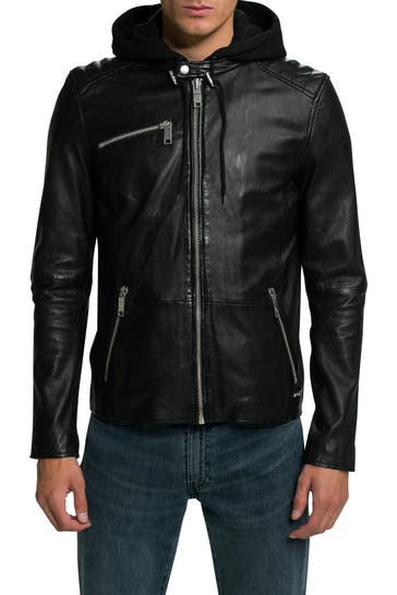 MAZE Lederjacke schwarz