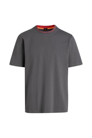 BOSS ORANGE T-Shirt 'Trete' dunkelgrau