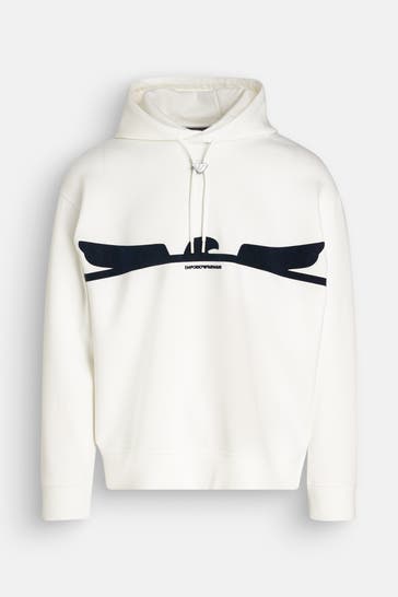 EMPORIO ARMANI Hoodie weiß