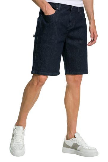 KARL LAGERFELD Jeansshorts dunkelblau