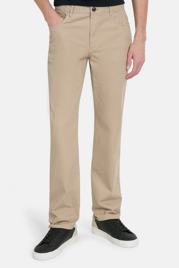 TOMMY HILFIGER Stoffhose 'Denton' hellbraun