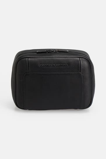 PORSCHE DESIGN Kulturbeutel 'PD Roadster' schwarz