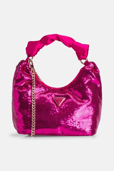 GUESS Handtasche 'Velina' pink