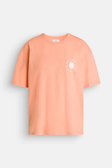 OH APRIL T-Shirt pfirsich