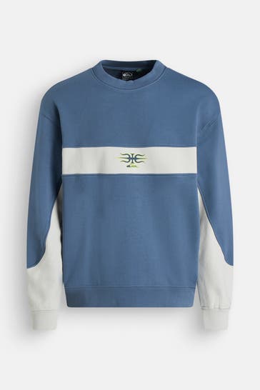 QUIKSILVER Sweatshirt 'Mercury Devil' graublau