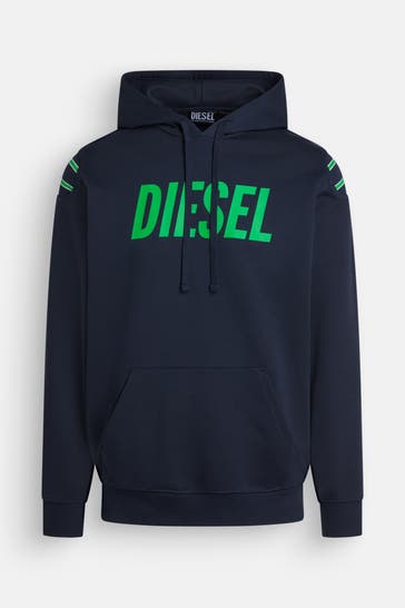 DIESEL Hoodie nachtblau