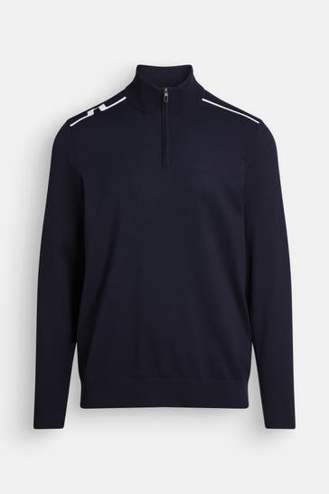 J.LINDEBERG SPORTSWEAR Strick-Troyer nachtblau