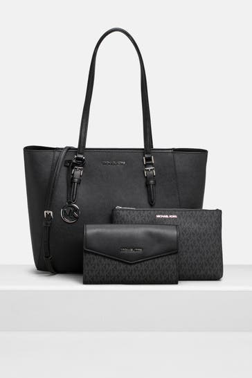 MICHAEL MICHAEL KORS 3-in-1 Schultertasche 'Charlotte' schwarz