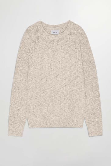 NN07 Wollmix-Pullover 'Jacobo' greige