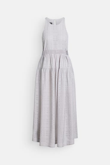 EMPORIO ARMANI - Kleid hellgrau kariert