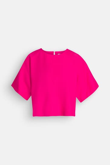 DKNY Leinenmix-Shirt pink
