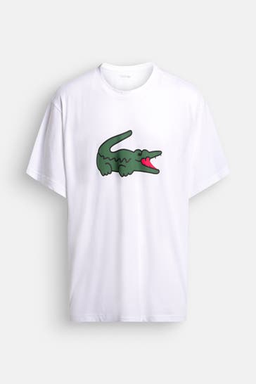 LACOSTE T-Shirt weiß