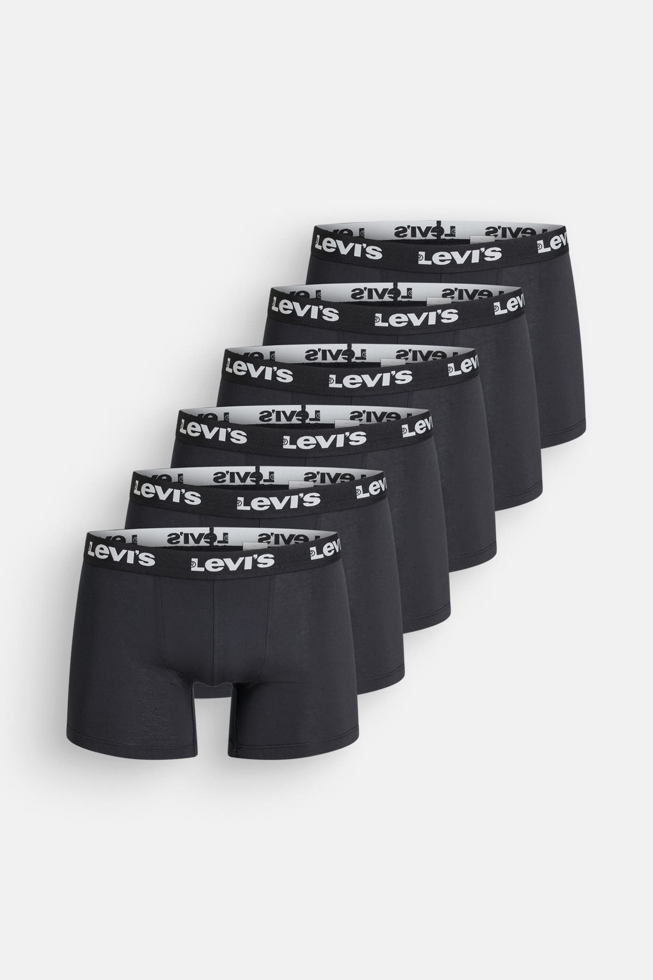 LEVI'S® 6er-Pack Boxer Briefs schwarz, Bild 1