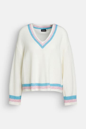 ELIAS RUMELIS Strickpullover 'Madison' weiß