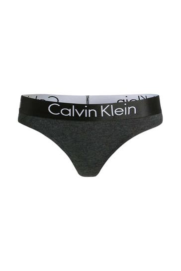 CK UNDERWEAR String-Tanga dunkelgrau