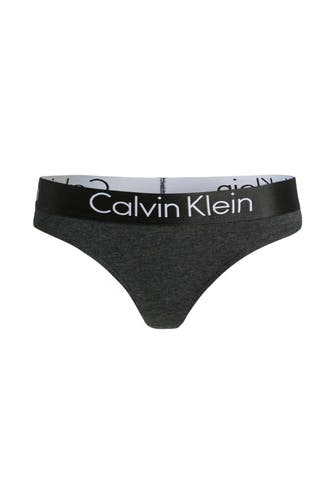 CK UNDERWEAR String-Tanga dunkelgrau