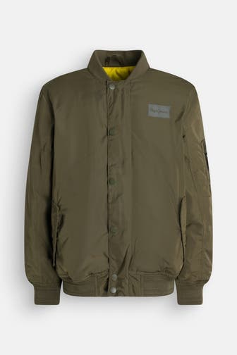 PEPE JEANS Collegejacke 'Oconnor' oliv