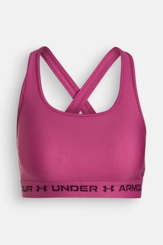 UNDER ARMOUR Sport-Bustier 'Crossback' beere