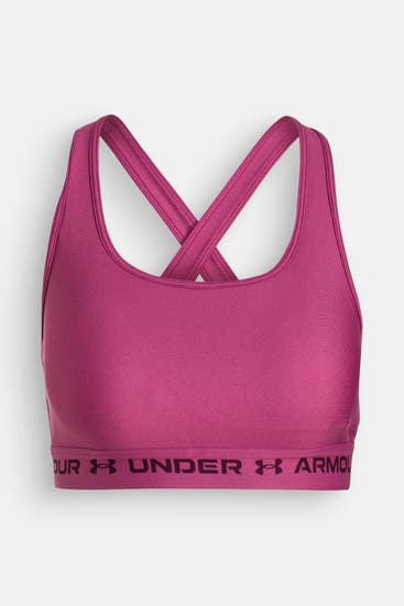 UNDER ARMOUR - Sport-Bustier 'Crossback' beere