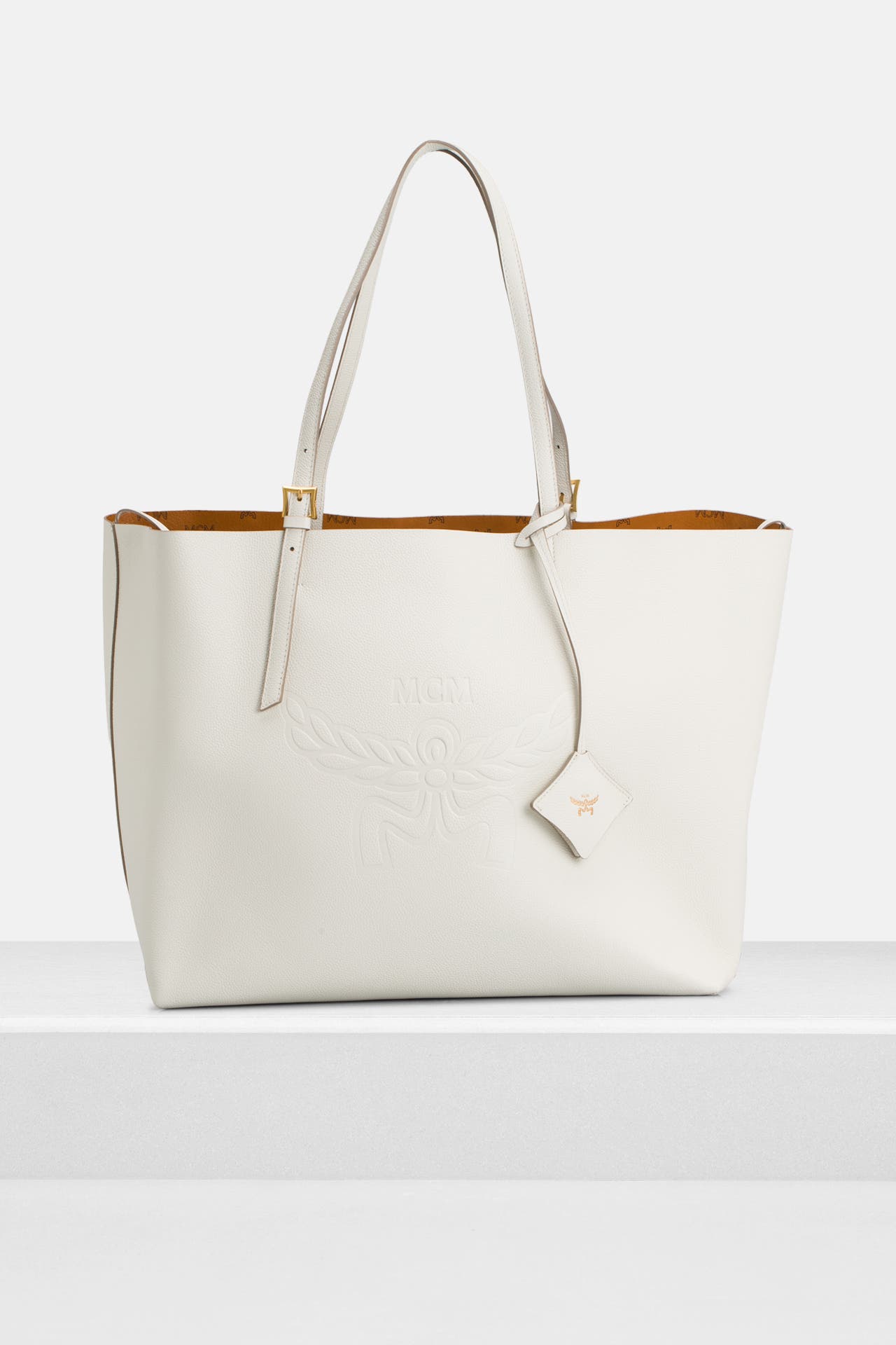 MCM Shopper 'Himmel' weiß, Bild 1