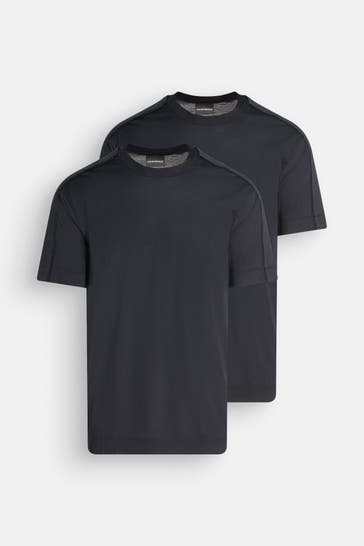 EMPORIO ARMANI 2er Pack T-Shirts schwarzblau