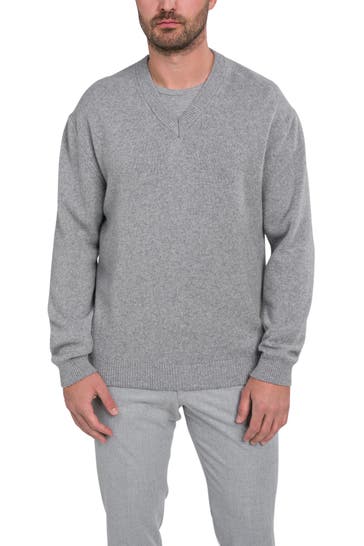 DANIELE FIESOLI Strickpullover 'Scollo' grau