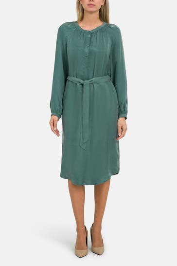 OUI Blusenkleid smaragdgrün