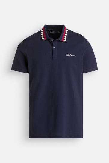 BEN SHERMAN Polo-Shirt navy