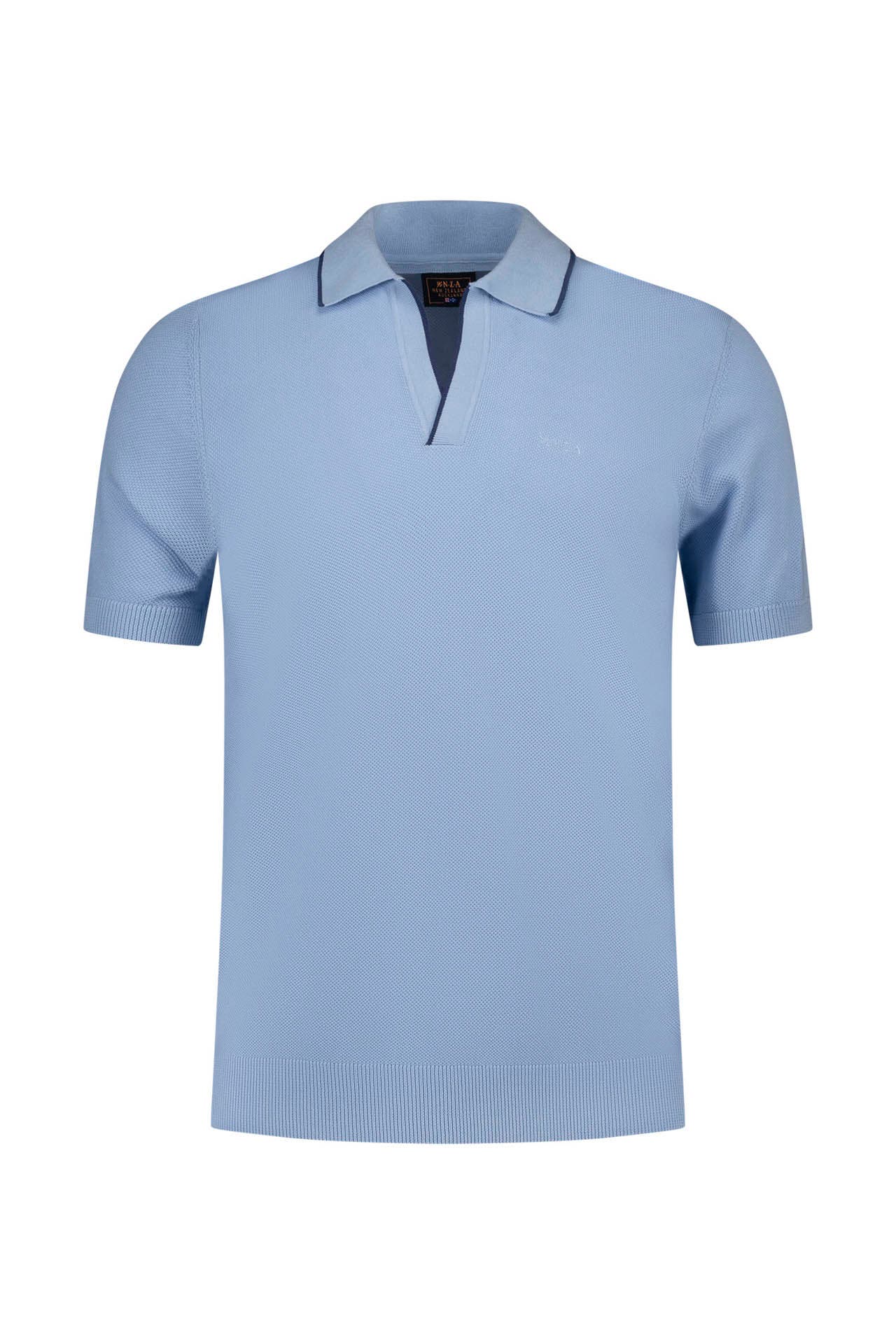 NEW ZEALAND AUCKLAND Strick-Polo hellblau, Bild 1